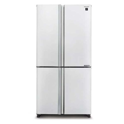 מקרר 4 דלתות מקפיא תחתון - 610 ליטר Sharp שארפ SJ-9270-WH לבן  מבצע מטורף!!!