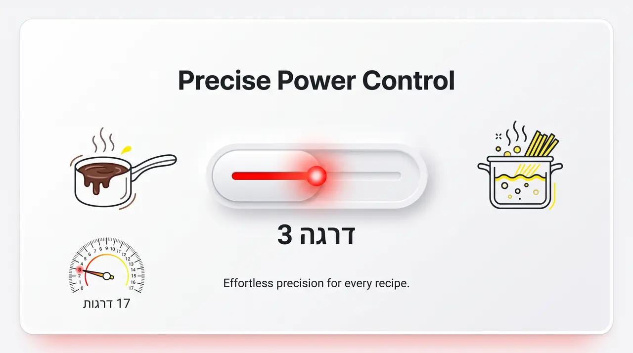 דרגות עוצמה בכיריים בוש והשפעתן על איכות האוכל