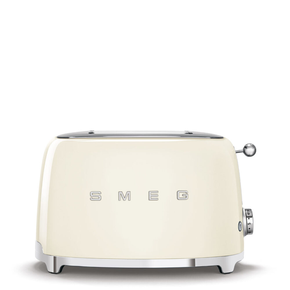 מצנם לשתי פרוסות, צבע שמנת ,מסדרת 50's Retro Styleמבית SMEG דגם TSF01CREU במלאי!!!