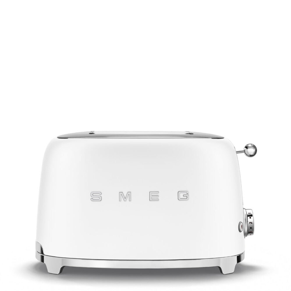 מצנם לשתי פרוסות, צבע לבן ,מסדרת 50's Retro Styleמבית SMEG דגם TSF01WHMEU במלאי!!!