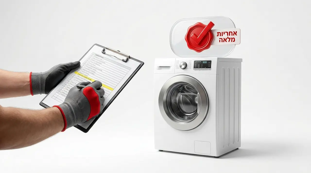 אחריות, שירות ותקנים - מה לבדוק לפני רכישת מכונת כביסה